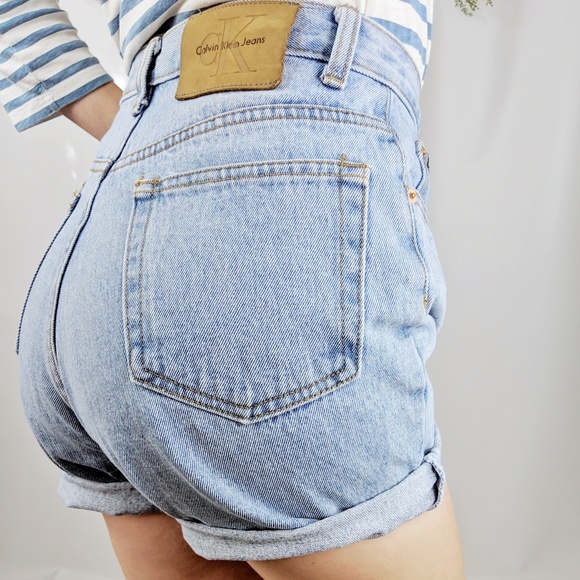 Calvin Klein Jeans Pants - VTG CALVIN KLEIN mom jean shorts high waist 0357